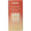 Afbeelding van Bolsius Clean Light navulling 2 pack Grapefruit / Ginger