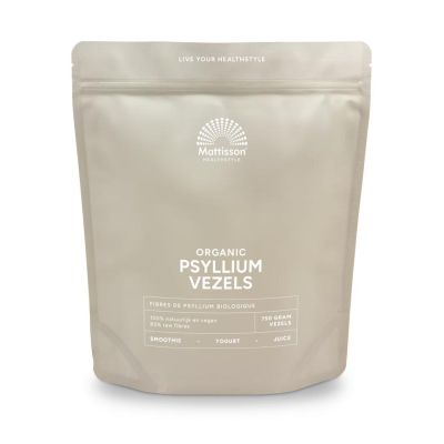 Mattisson Organic psylliumvezels bio 750 gram - Overige vitaminen/mineralen