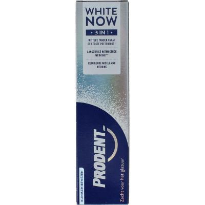 Prodent Tandpasta white now 3-in-1 75 milliliter - Tandpasta