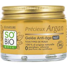 Foto van So Bio Etic Argan anti-aging night gel