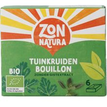 Foto van Zonnatura Fine herbstock bouillon zonder gist