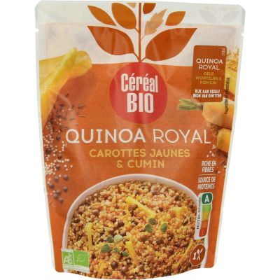 Cereal Bio Quinoa royal met gele wortelen & komijn