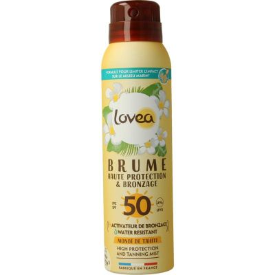 Foto van Lovea High protection & tanning mist SPF50