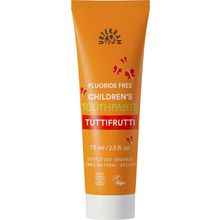 Foto van Urtekram Tandpasta kind tuttifrutti