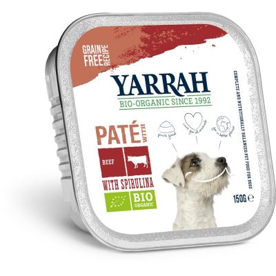 Yarrah Hond wellness pate rund spirulina 150 gram - Dierenvoeding