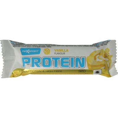 Maxsport Proteine bar vanille Maxsport Proteine bar vanille 60 gram -