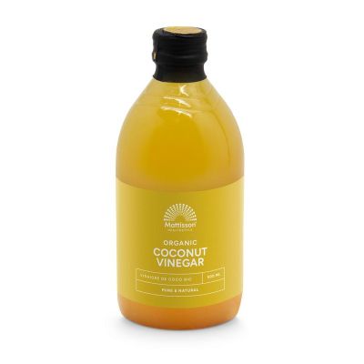 Foto van Mattisson Organic coconut vinegar pure