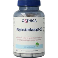 Foto van Orthica magnesiumtauraat 60 - 120 vegacapsules