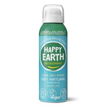 Foto van Happy Earth Natuurlijke deo natural air spray cedar lime