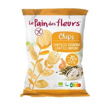 Foto van Pain Des Fleurs Chips met linzen en ui bio
