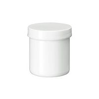Zalfpot wit PP plastobel gedopt 250 ml