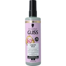 Foto van Gliss Kur Anti-klit spray liquid silk gloss