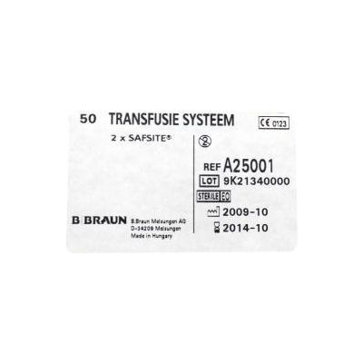 Diversen Transfusie systeem onbel A25001