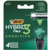 Afbeelding van BIC Flex 3 hybrid shaver sensitive cartridges bl 4