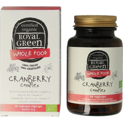 Royal Green Cranberry complex bio Royal Green Cranberry complex bio 60 vegicaps - Fytotherapie