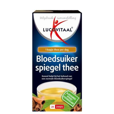 Lucovitaal Bloedsuikerspiegel thee Lucovitaal Bloedsuikerspiegel thee 20 zakjes - Thee