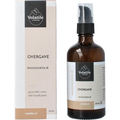 Volatile Massageolie overgave glas met pomp 100 milliliter - Massage