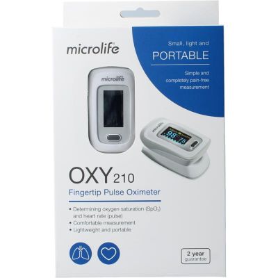 Microlife OXY210 Pulse oximeter Microlife OXY210 Pulse oximeter 1 stuk - Saturatiemeter