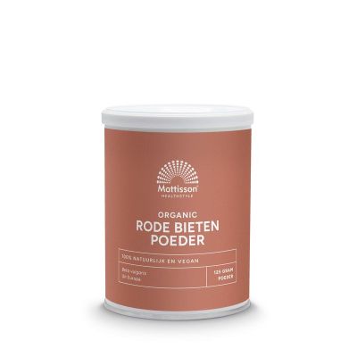 Foto van Mattisson Absolute rode bieten poeder raw