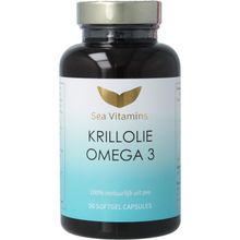 Foto van Sea Vitamins Krill olie omega 3
