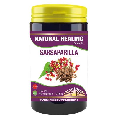 NHP Sarsaparilla 500 mg puur 60 vcaps - Fytotherapie