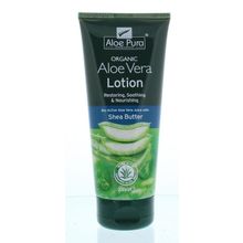 Foto van Optima Aloe pura organic aloe vera lotion