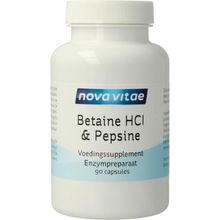 Foto van Nova Vitae Betaine HCI met pepsine