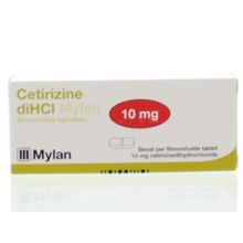 Foto van Mylan Cetirizine DIHCL 10 mg