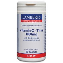 Foto van Lamberts Vitamine C 1000 Time release & bioflavonoiden