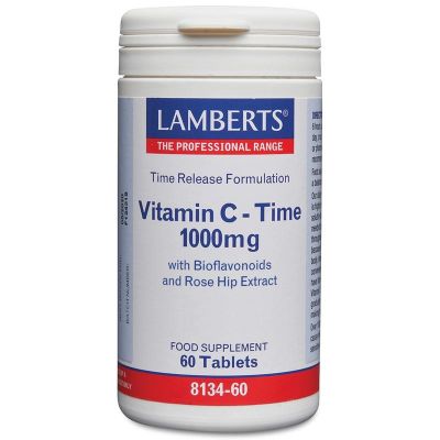 Lamberts Vitamine C 1000 Time release & bioflavonoiden 60 tabletten - Vitamine enkel