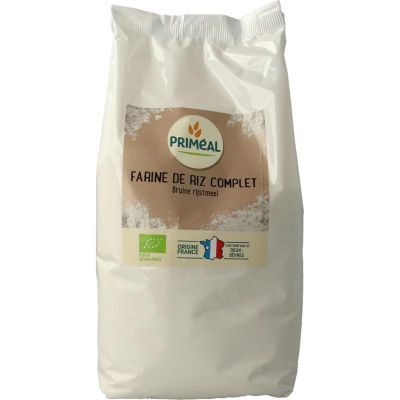 Primeal Volkoren rijstmeel Primeal Volkoren rijstmeel 1 kilogram - Overig reform/levensmiddelen