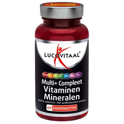 Lucovitaal Multi vitaminen & mineralen kauwtablet