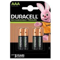 Duracell Rechargeable AAA 750 mAh