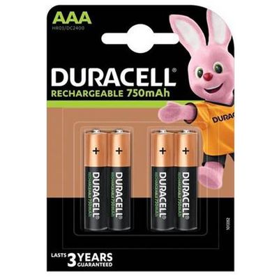 Duracell Rechargeable AAA 750 mAh