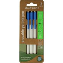 Econovo Gelpennen uitwisbaar blauw Foto van Econovo Gelpennen uitwisbaar blauw