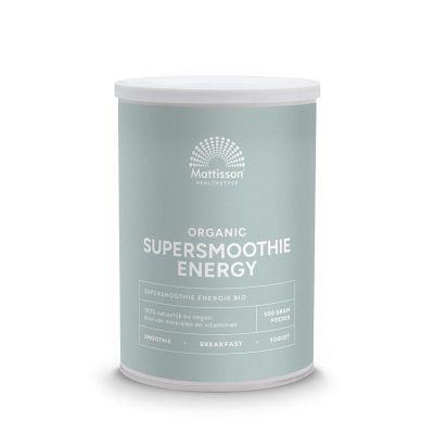 Mattisson Organic supersmoothie energy bio 500 gram - Overige producten