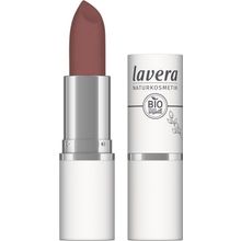 Foto van Lavera Lipstick velvet matt auburn brown 02 bio