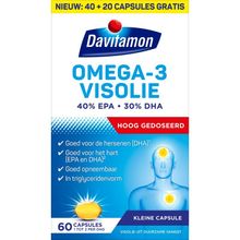 Foto van Davitamon Omega 3 visolie