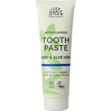 Foto van Urtekram Tandpasta mint fluoride