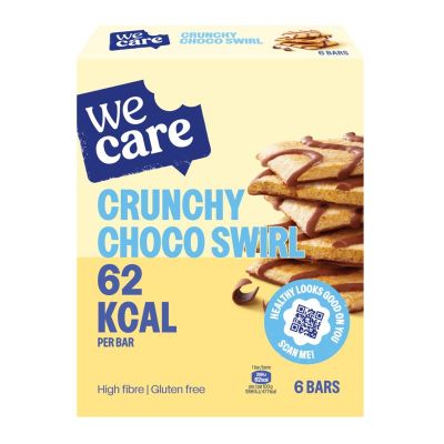 Wecare Bars cruchy choco swirl 78 gram - Gezonde tussendoortjes
