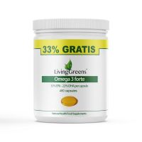 Livinggreens omega 3 forte voordeel verpakk