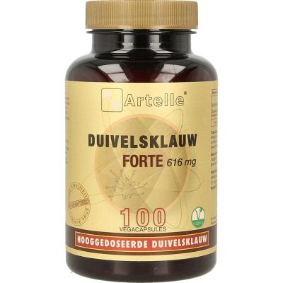 Artelle Duivelsklauw forte 616mg 100 vegicaps - Fytotherapie