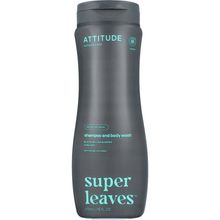 Foto van Attitude Super leaves shampoo & body wash man 2 in 1