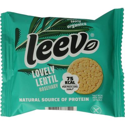 Leev Lovely lentil cakes rosemary bio