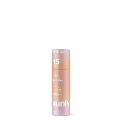 Foto van Attitude Sun care lipstick plasticvrij SPF15