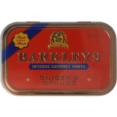 Barkleys Mints ginger & orange 50 gram - Snoepgoed