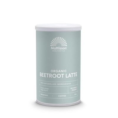 Foto van Mattisson Latte beetroot gember - cacao bio