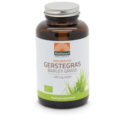 Mattisson Gerstegras 400 mg bio barleygrass