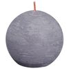 Afbeelding van Bolsius Rustiek bolkaars shine 76 frosted lavender