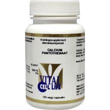 Foto van Vital Cell Life Vitamine B5 calciumpantothenaat 200 mg